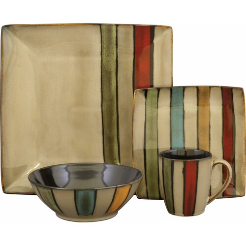 Sango Vertigo 16 Piece Dinnerware Set