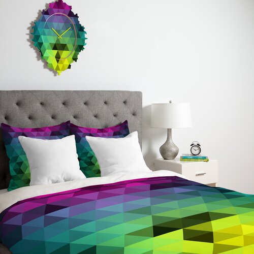 DENY Designs Three of the Possessed Underwater Lion Duvet Cover