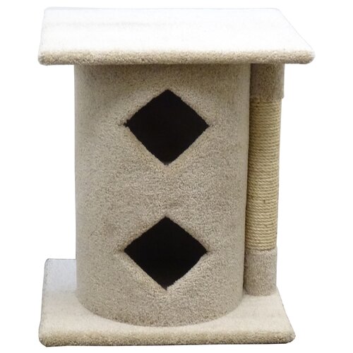 New Cat Condos Cat Scratch Post & 2 Story Cave