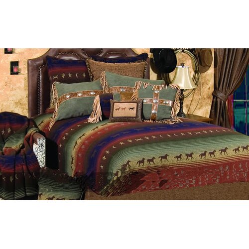 Wooded River Mustang Canyon 4 Piece Bedding Set