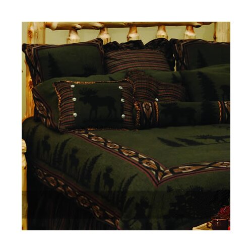 Wooded River Moose I 4 Piece Bedding Set