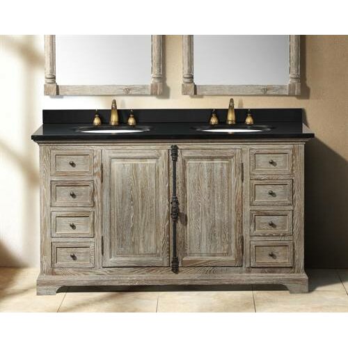 James Martin Furniture Genna 59.25 Double Bathroom Vanity Set