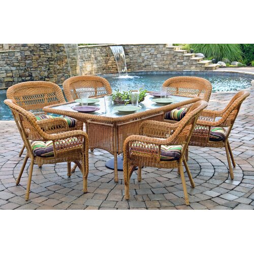 Tortuga Outdoor Portside 7 Piece Dining Set