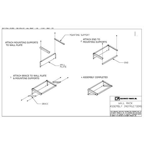 Chatsworth Extra Capacity Flush Wall Mounted Bracket