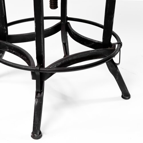 Home Loft Concept Wright Weathered Oak Adjustable Bar Stool