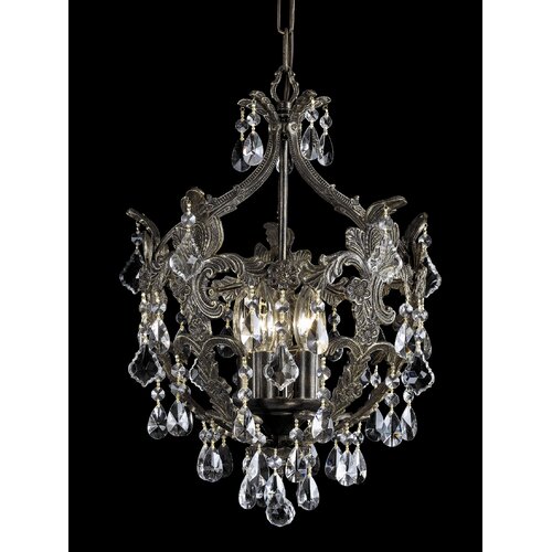 Crystorama Legacy 5 Light Mini Chandelier