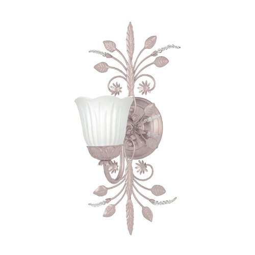 Crystorama Primrose 1 Light Wall Sconce