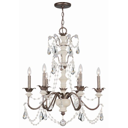 Crystorama Malibu 6 Light Chandelier