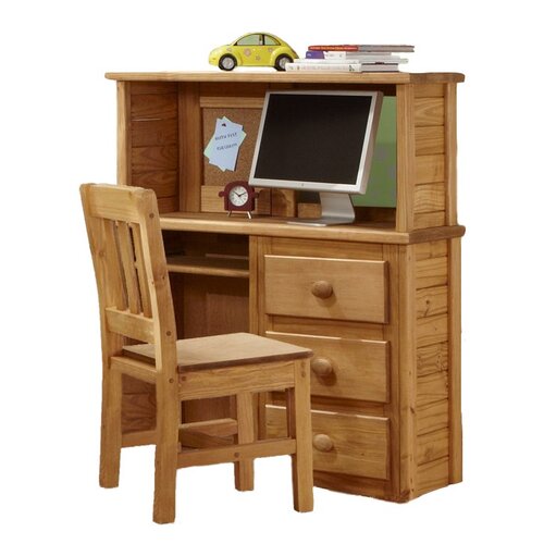 Chelsea Home 43 W Computer Desk with Desktop Hutch