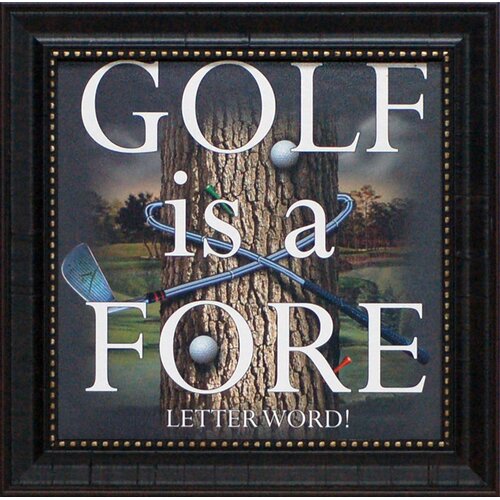 Artistic Reflections Golf is a Fore Framed Art