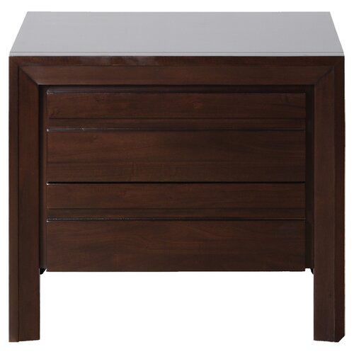 Modus Furniture Element 2 Drawer Charging Station Nightstand