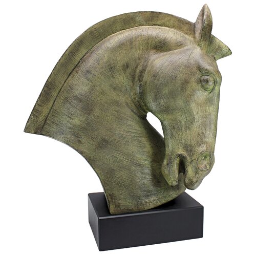 Vita V Home Modern Resin Tree Horse Bust