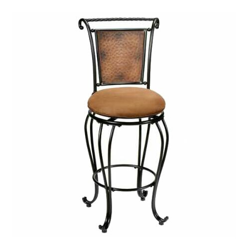 Hillsdale Furniture Milan 30 Swivel Bar Stool with Cushion