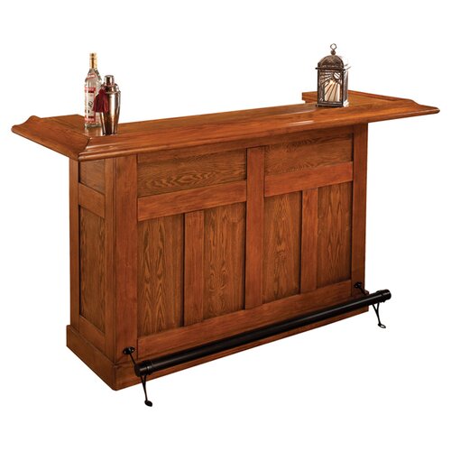 Hillsdale Furniture Large Oak Wrap Around Home Bar