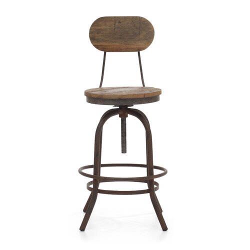 Zuo Era Twin Peaks Swivel Bar Stool