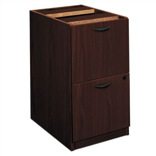 Basyx by HON Laminated Under Desk Pedestal File with Lock