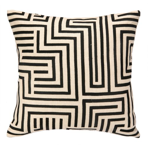 Trina Turk Residential Mira Mesa Embroidered Linen Throw Pillow