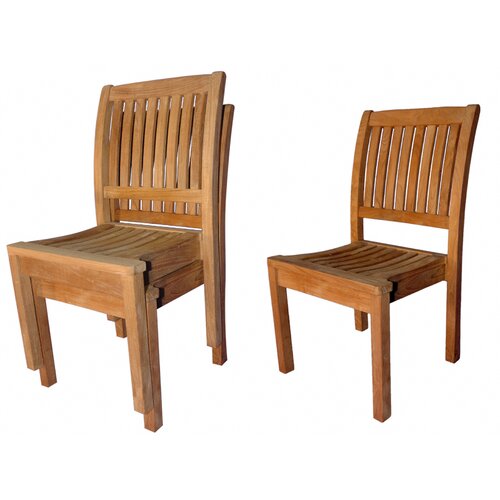 Regal Teak Stacking Side Chair