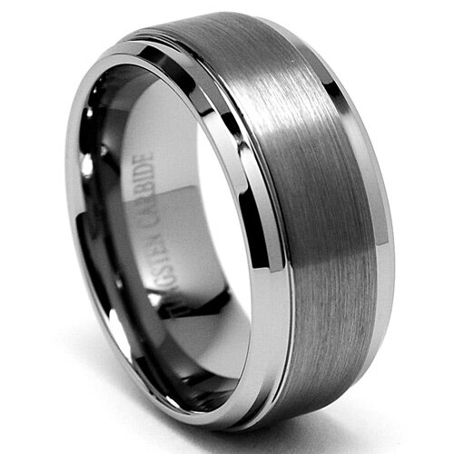 Bonndorf Mens Tungsten Wedding Comfort Fit Band