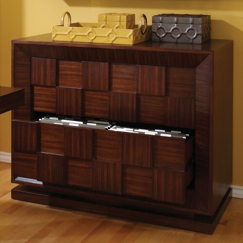 Global Views Block 2 Drawer File Cabinet