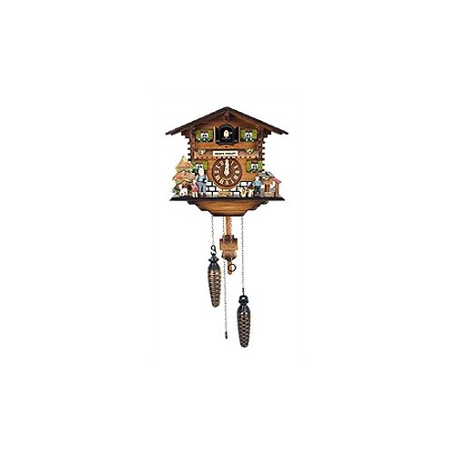 River City Clocks Quartz Cuckoo Clocks with Musical Multi Colored