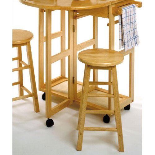 Winsome Basics 3 Piece Pub Table Set