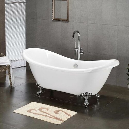 Cambridge Plumbing 68.62 x 28.5 Claw Foot Slipper Tub   ADES