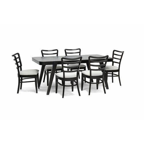 Wholesale Interiors Baxton Studio Coventa 7 Piece Dining Set