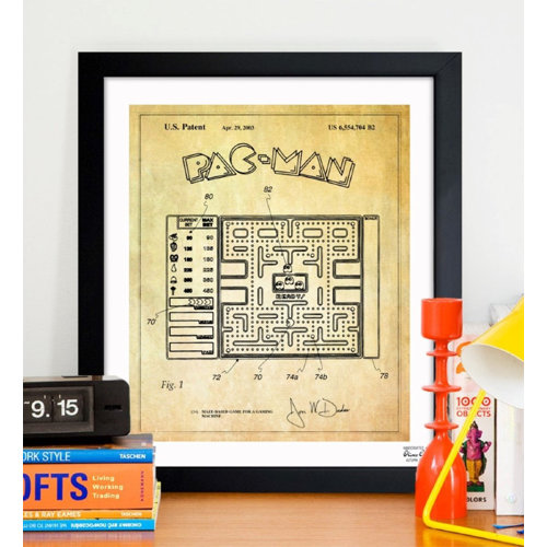 Oliver Gal Maze Based Game Screen 2003 Framed Art