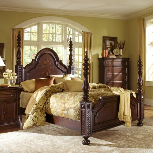 Progressive Furniture Marlestone Poster Bed & Reviews | Wayfair