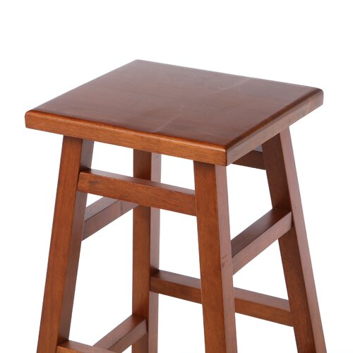 Carolina Cottage OMalley Pub Counter Stool in Walnut