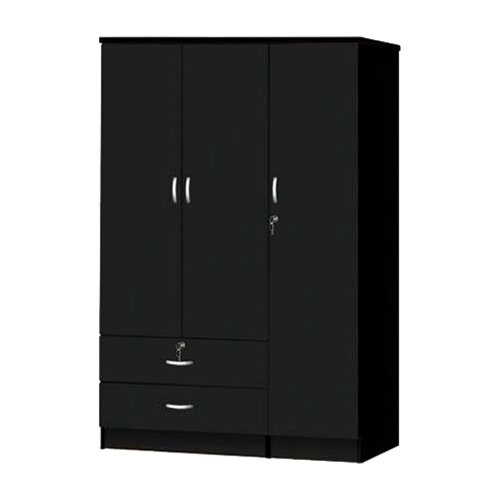 Hodedah 3 Door Armoire