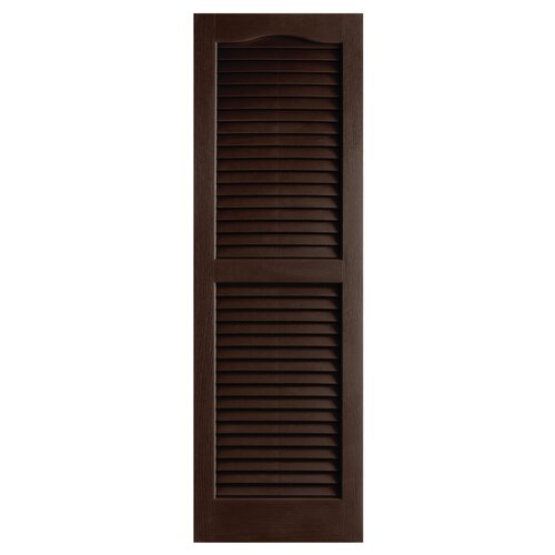 Alpha Shutters Exterior 14 x 47 Louvered Shutter