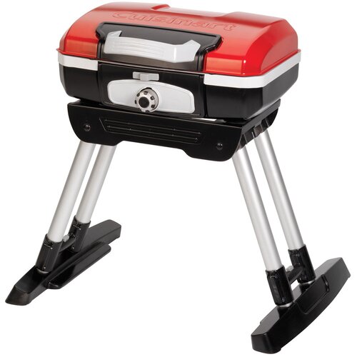 Cuisinart Petit Gourmet Portable LP Gas Outdoor Grill with Versa Stand