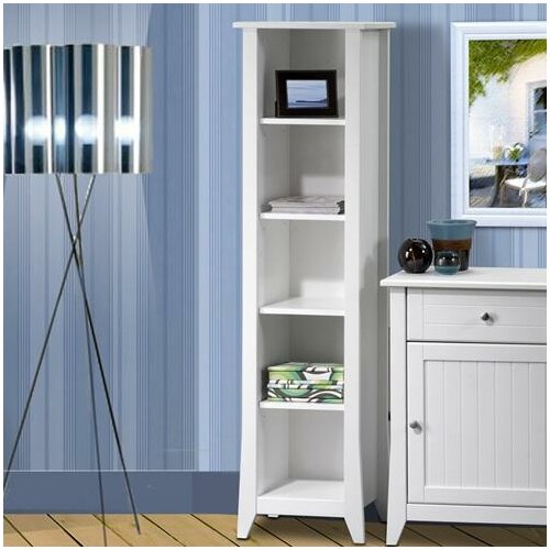 Nexera Vice Versa Slim 5 Shelf Bookcase