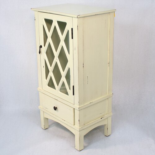 Heather Ann Wooden Cabinet with Mirror Insert