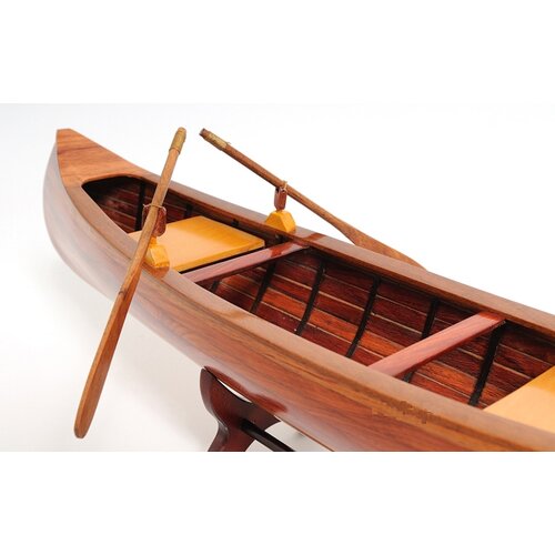 Old Modern Handicrafts Indian Girl Model Boat