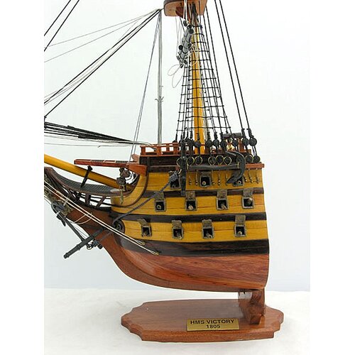 Old Modern Handicrafts Victory Bow Section Model Ship