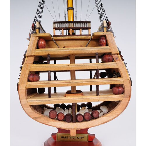 Old Modern Handicrafts HMS Victory Cross Section Model Ship