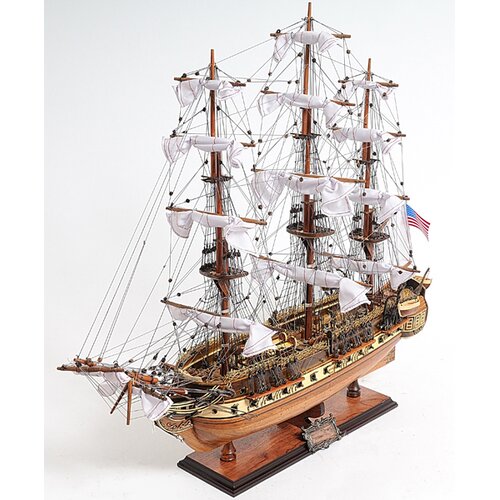 Old Modern Handicrafts Medium USS Constitution Model Boat