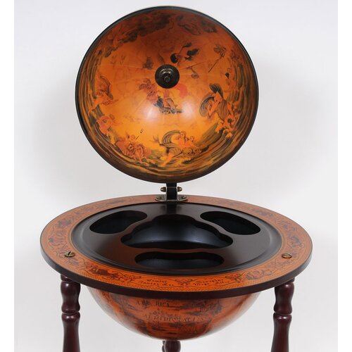 Old Modern Handicrafts Globe Bar Table