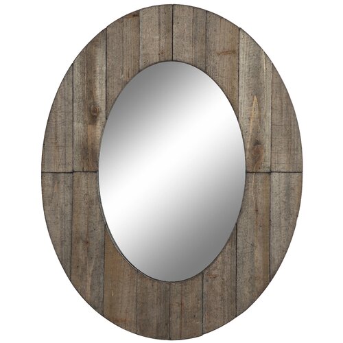 Cooper Classics Mammoth Mirror in Distressed Rustic Grey