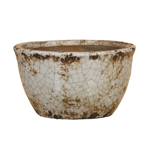 Oddity Inc. Crackle Ceramic Bowl