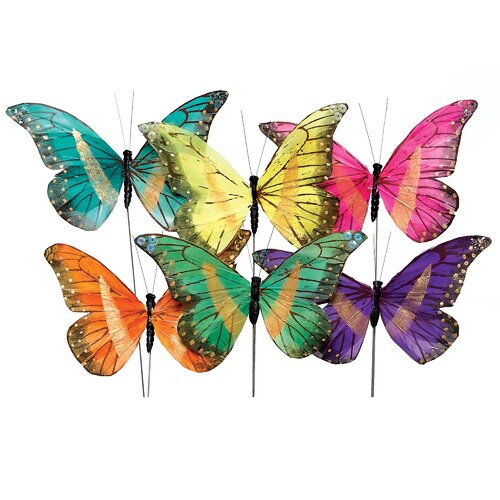 Oddity Inc. Butterfly Pick Figurine (Set of 12)