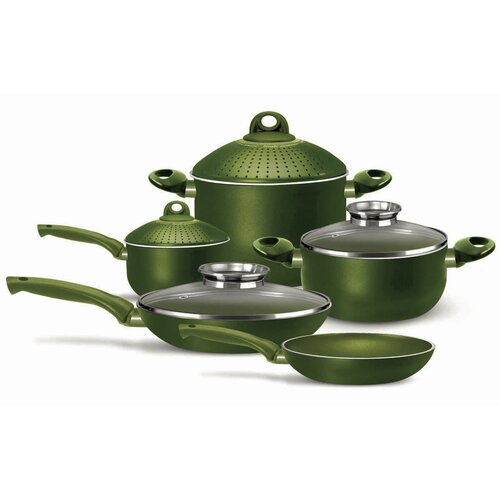 Pensofal Terre di Siena Bio Ceramix Nonstick 9 Piece Cookware Set