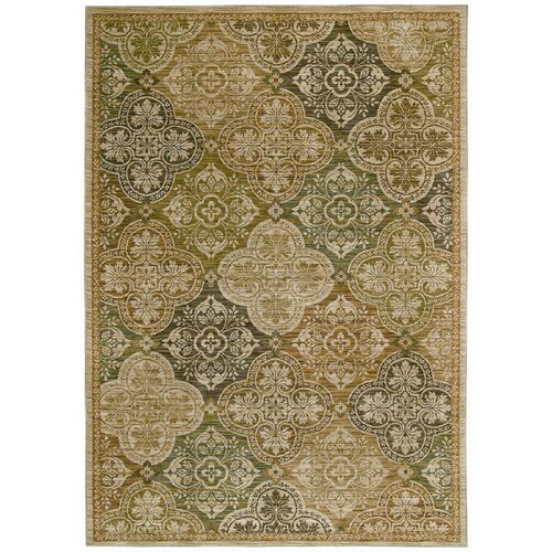 Tommy Bahama Rugs Home Nylon Light Multi Colored Moroccan Mosaic Rug