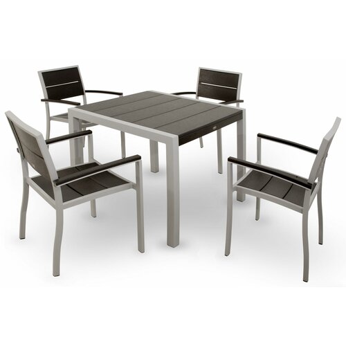 Trex Outdoor Trex Outdoor Surf City 5 Piece Dining Set