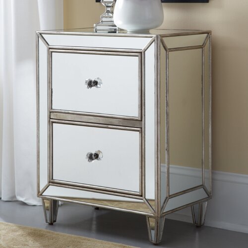 Hammary Hidden Treasures Mirror 2 Drawer Chest