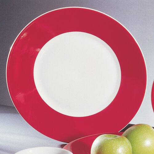 Ten Strawberry Street Soho Red 11 Dinner Plate