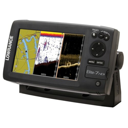 Lowrance Elite 7 Fishfinder and GPS Combo Base